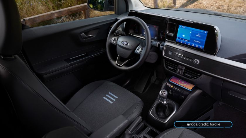 Transit Courier interior