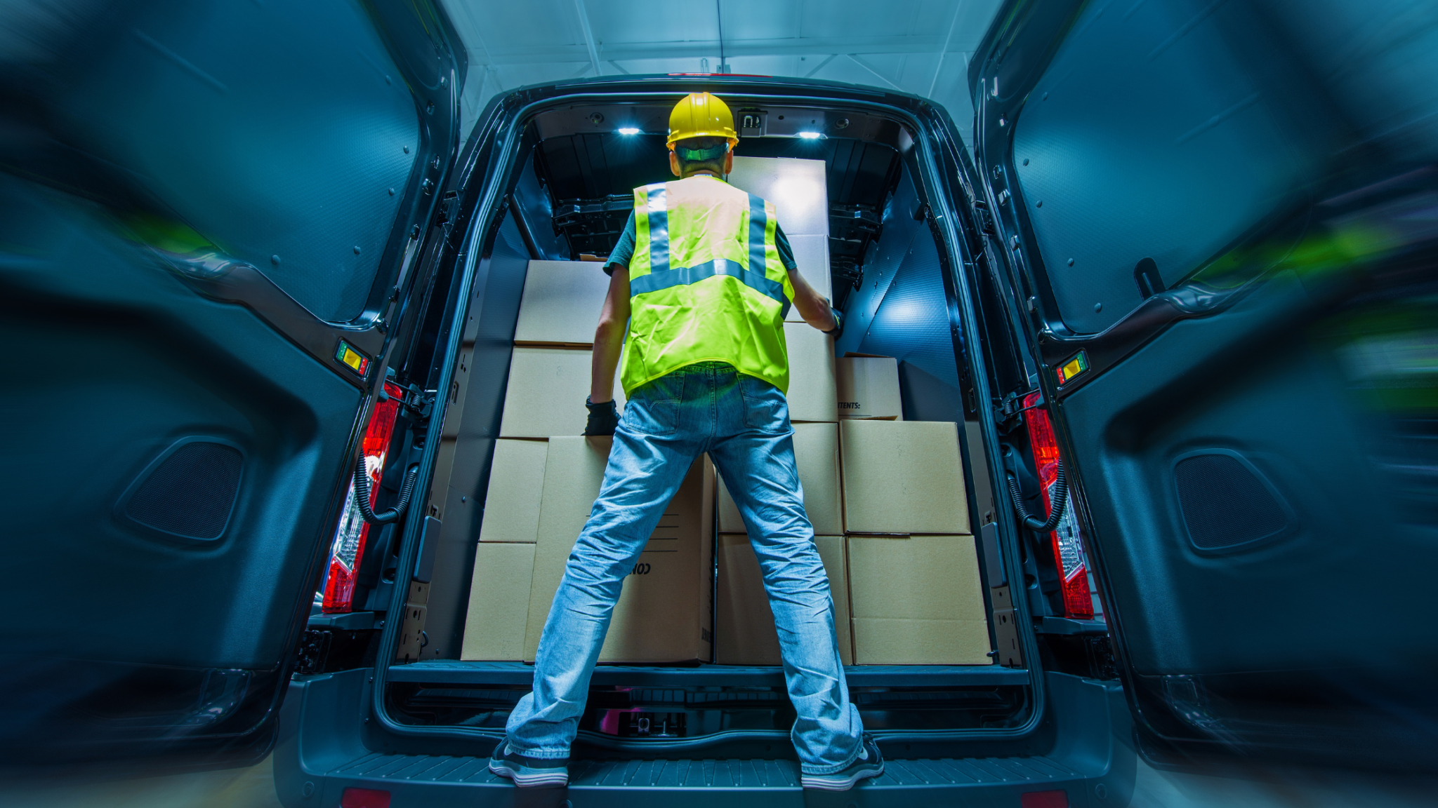 driving a loaded van